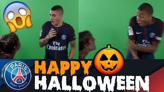 Halloween Prank! | feat. Kylian Mbappe, Marco Verratti, Thiago Silva , ...