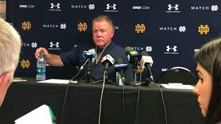 Notre Dame head coach Brian Kelly: Miami Loss