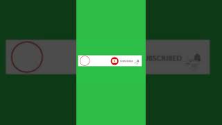 Green Screen subscribe button animation(Free Download)