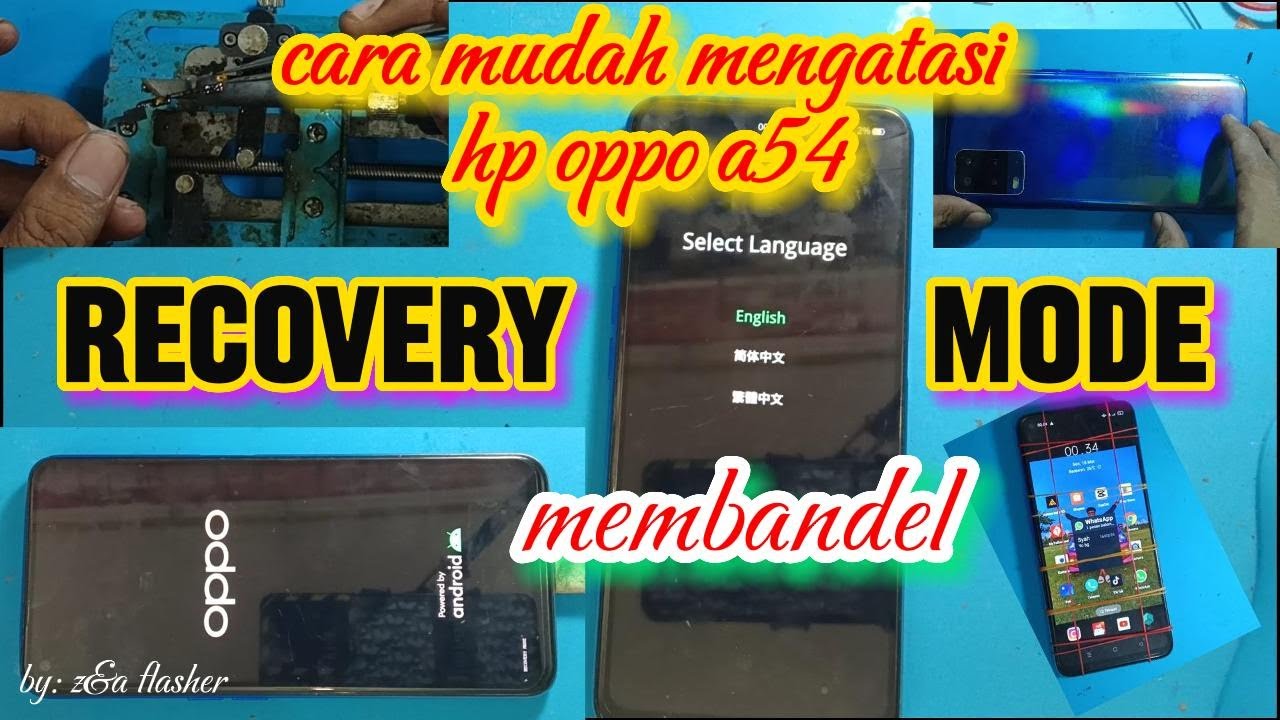 Cara Memperbaiki Hp Oppo A54 Masuk Menu Recovery Mode Yang Membandel ...