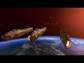 Homeworld Remastered - 3 Hiigaran Battlecruisers VS 3 Vaygr Battlecruisers