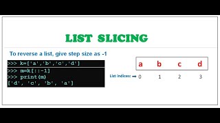 Python Lesson 7 | Python Lists | List slicing | reversing list| finding index| removing elements