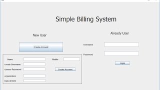 Billing Software Part 1 : Rapid Application Development (RAD) Software Java Swing - Intact Abode
