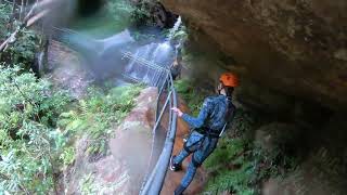 5/03/22 Canyoning in the Blue Mountains, NSW: Grand Canyon after 250mm of rain