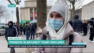 Fransa'da İslam Karşıtı Tasarı Onaylandı