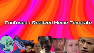 People confused and they certainly realized it || Meme Template #trending
