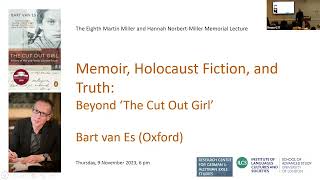 Memoir, Holocaust Fiction, and Truth: Beyond 'The Cut Out Girl'