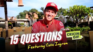 15 Questions With Cricingif - ft. Colin Ingram
