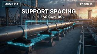 Support Spacing & Placement Philosophy Explained | How EPC Designers Prevent Pipe Sagging
