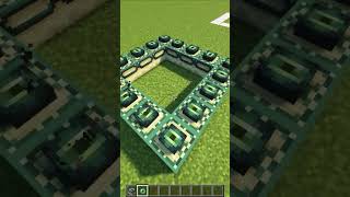 كيف تعمل بوابة الاند بوابة قتال التنين في ماين كرافت #minecraft #ماين_كرافت #shorts