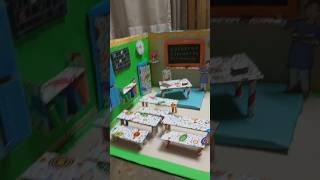 How to make a miniature classroom | DIY methods of cardboard🙏