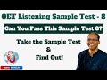 Edu Skills OET: Listening Sample Test -8 (42 Questions) - Boost Your Score : OET Listening Made Easy