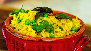 Best Turmeric Yellow Rice Easy Recipe Video