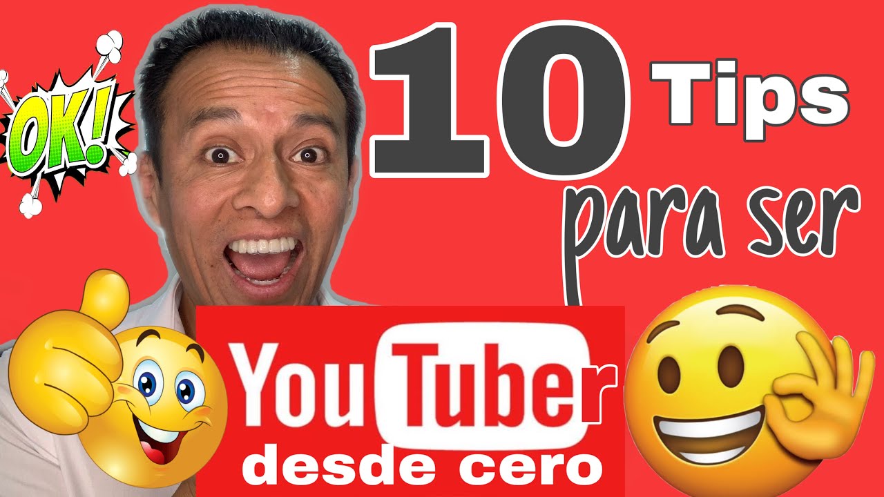 10 TIPS Para Ser YOUTUBER En 2020 | Quiero Ser Youtuber - YouTube