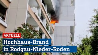 Fünf Verletzte nach Hochhaus-Brand in Rodgau | hessenschau