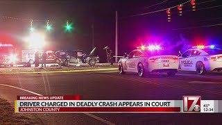 Driver charged in deadly Smithfield crash appears in court