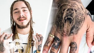 Post Malone Breaks Down His Tattoos | GQ