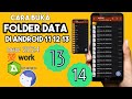 cara membuka folder data di android 13 no root.