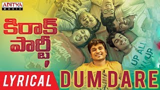 Dum Dare Lyrical | Kirrak Party Songs | Nikhil Siddharth | Samyuktha | Simran | Sharan Koppisetty