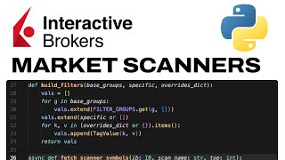Real-Time Market Scanners, Stocks in Play with Python, IBKR API, and ib_async