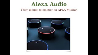 Alexa APLA tutorial
