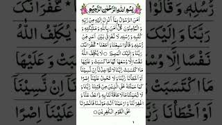 Surah Al Baqarah Last 2 Ayaat | Last 2 Verses Of Surah Al Baqarah | Surah Baqarah Ki Aakhri 2 Ayat