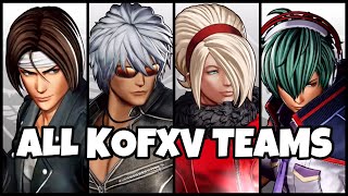 All KOFXV Teams [Complete 39]