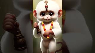Cute Hanuman Ji 🥰🥰 #hanuman #hanumanchalisa #bajrangbali #shorts