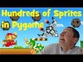 Hundreds of Pygame Sprites!