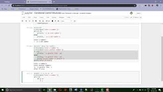 Conditional control structures(nested if)-III