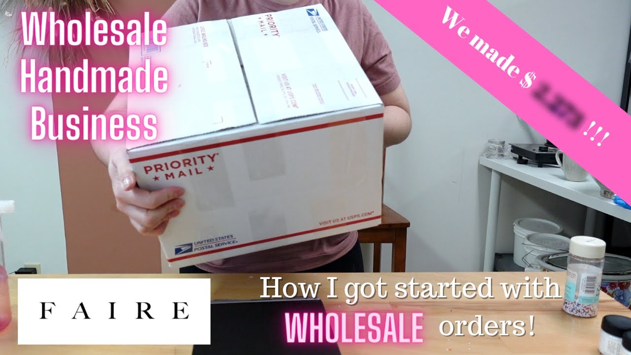 How To Start SELLING WHOLESALE 2024 | Handmade Business | Faire | Soap ...