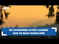 US 12 reopens after closing for days due to Goat Rocks Fire