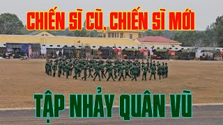 Chiến sĩ tập nhảy quân vũ chuẩn bị Lễ ra quân huấn luyện |Chiến sĩ mới 2025|