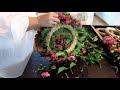 how to make a wreath. learn the florist s secrets.