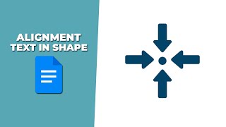 How to alignment text in shape in Google Docs