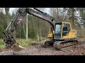 köp grävmaskin volvo ec140blc med rotator m grip u0026 planeringsskopa på klaravik