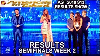 RESULTS Semi-Finals 2 JUDGES SAVE Daniel Emmet We Three America's Got Talent 2018 AGT