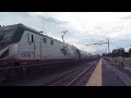 hd two sprinters in one day acs 64 606 leads amtrak 162 through mansfield