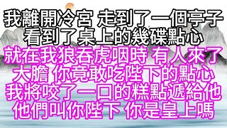 我離開冷宮，走到了一個亭子，看到了桌上的幾碟點心，就在我狼吞虎咽時，有人來了，大膽，你竟敢吃陛下的點心，我將咬了一口的糕點遞給他，他們叫你陛下，你是皇上嗎#為人處世#生活經驗#情感故事