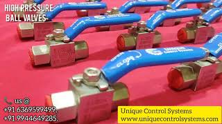 SS Ball Valves I Industrial Valves Manufacturer I Bar Stock Ball Valves