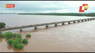 Odisha floods - Low lying areas of Sonepur submerged