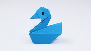 How to Make a Paper Duck - Easy Origami Duck Tutorial