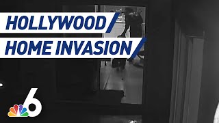 Frightening Armed Home Invasion Caught on Camera in Hollywood | NBC 6