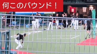 今宮健太 とんでもない回転の球を投げる 福岡ソフトバンクホークス