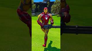 GTA V: IRON MAN SAVED SUPER HEROES 😲 #shorts #superhero #ironman