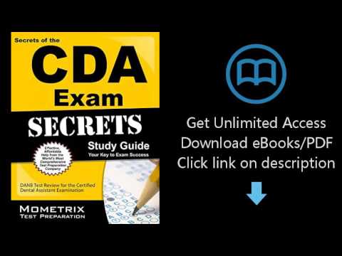 Download Secrets Of The CDA Exam Study Guide: DANB Test Review For The ...