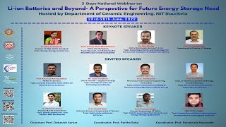 3 Days National Webinar on Li Ions Batteries and Beyond - Day 3- Session 2