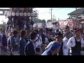 20120916‐1‐40　やわたんまち　八幡神社の参道を進む神明町の山車.