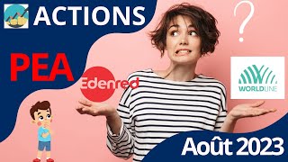 Actions PEA ! Notre 1ère Analyse - #33