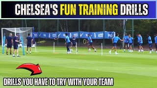 🔰 📢Fun Warm Up Drills For Soccer / Chelsea's FUN Training Drills